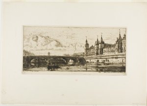 Pont au Change, Paris av Charles Meryon