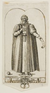 Porträtt av François Viete av Charles Meryon