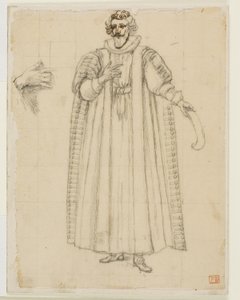 Porträtt av François Viete av Charles Meryon