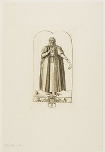Porträtt av François Viete av Charles Meryon