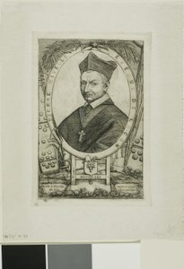 Porträtt av Pierre Nivelle, biskop av Luçon av Charles Meryon