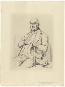 Porträtt av Casimir Le Conte av Charles Meryon