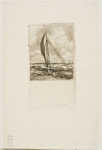 Swift-Sailing Proa, Mulgrave Archipelago, Oceanien av Charles Meryon