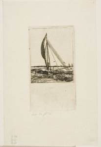 Swift-Sailing Proa, Mulgrave Archipelago, Oceanien av Charles Meryon