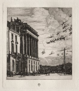 Amiralitetet, Paris av Charles Meryon