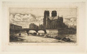Absiden i Notre-Dame, Paris av Charles Meryon