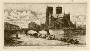 Absiden i Notre-Dame, Paris av Charles Meryon