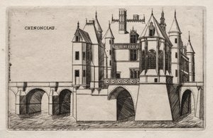 Château de Chenonceau av Charles Meryon