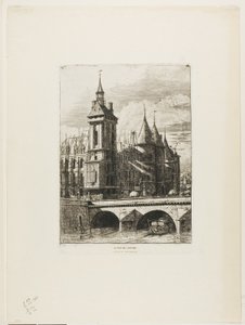 Klocktornet, Paris av Charles Meryon