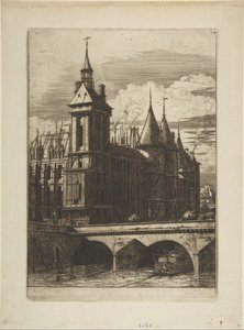 Klocktornet, Paris av Charles Meryon