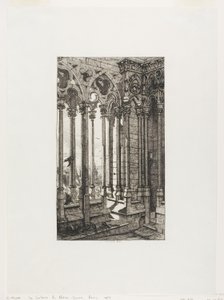 Galleriet Notre-Dame, Paris av Charles Meryon