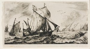 Gallioten av Jean de Vyl från Rotterdam av Charles Meryon
