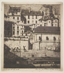 Bårhuset av Charles Meryon