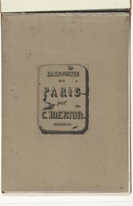 Titelblad i albumet Eaux-fortes sur Paris Etsningar på Paris (serietitel) av Charles Meryon