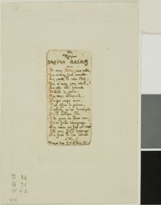Verser tillägnade Eugène Bléry, nr 1 av Charles Meryon