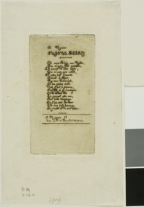 Verser tillägnade Eugène Bléry, nr 2 av Charles Meryon