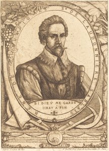 René Laudonniere Sablais (De Burdigale) av Charles Meryon after Crispijn de Passe I