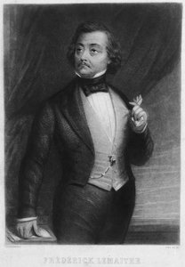 Porträtt av Frédérick Lemaître 1800-1876.