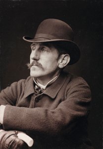 Konstnärligt och biografiskt album, 5:e årgång, Salong 1885; porträtt av den franske målaren Georges-Louis Hyon (1855-1901)