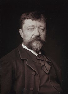 Konstnärligt och biografiskt album, 5:e årgång, Salong 1885; porträtt av den franske målaren Casimir Destrem