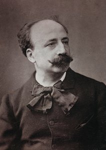 Konstnärligt och biografiskt album, 5:e årgång, Salong 1885; porträtt av den franske målaren Louis Deschamps (1846-1902)
