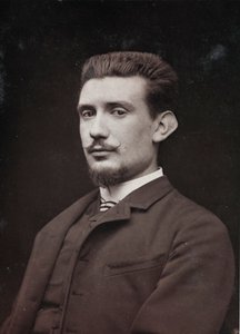 Konstnärligt och biografiskt album, 6:e årg., Salong 1885; porträtt av målaren Henri Laurent Desrousseaux (1862-1906)