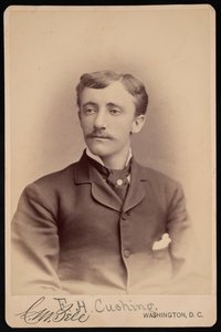 Porträtt av Frank Hamilton Cushing 1857-1900, före 1893.
