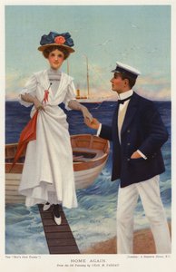 Hemma igen (färglitografi)