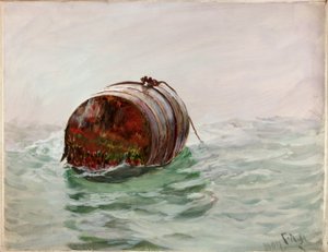 Boj (akvarell och bodycolour på papper) av Charles Napier Hemy