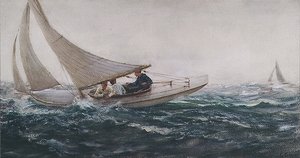 Segling gratis av Charles Napier Hemy