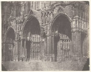 Portal på södra sidan av Chartres katedral av Charles Nègre