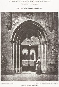 Saint-Trophime-portalen; ingång till klostergården, Arles, Saint-Trophimes metropolitankyrka