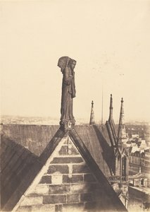 Uppståndelsens ängel på taket till Notre-Dame i Paris