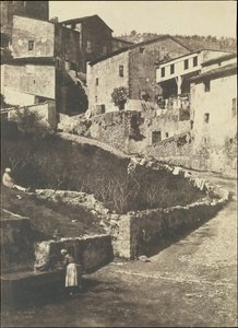 En gata i Grasse, 1852. av Charles Nègre