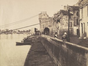 Arles, Chestnut Gate, 1852. av Charles Nègre