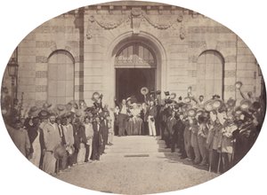 Imperial Asylum of Vincennes: 15 augusti, Salut till kejsaren av Charles Nègre
