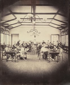 Imperial Asylum of Vincennes, spelrum, 1858-59. av Charles Nègre