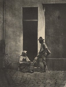 [Pifferari återvänder hem]. av Charles Nègre