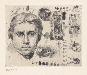 [Porträtt av Jean Auguste Dominique Ingres] av Charles Nègre