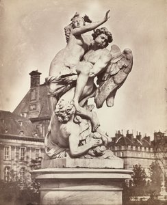 Staty av Tuilerierna: G. Marsy och A. Flamen: Boreas kidnappar Orythia av Charles Nègre