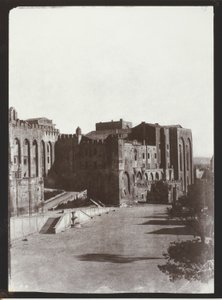 Påvens palats, Avignon av Charles Nègre