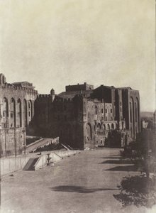 Påvens palats, Avignon, ca. 1851, tryckt 1970. av Charles Nègre