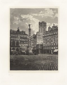 Tallrik V – Place du Châtelet (Plåt V – Place du Châtelet)