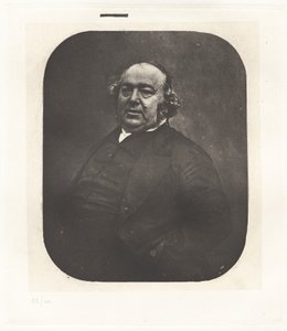 Plåt IX – Porträtt av Jules Janin, efter Nadar (Plåt IX – Porträtt av Jules Janin, av Nadar) av Charles Nègre, Nadar, André Jammes