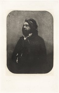 Plåt VIII – Porträtt av Théophile Gautier, efter Nadar (Plåt VIII – Porträtt av Théophile Gautier, av Nadar) av Charles Nègre, Nadar, André Jammes