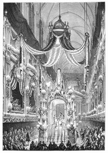 Begravning i Notre Dame, Paris, 1746, 1885.