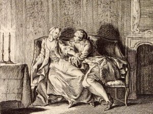 Sankt Julians bön av Charles Nicolas Cochin