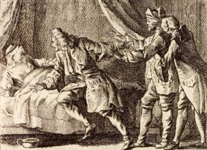 La Mandragore av Charles Nicolas Cochin