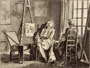Le Bât av Charles Nicolas Cochin