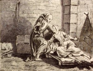 Le Diable en enfer av Charles Nicolas Cochin